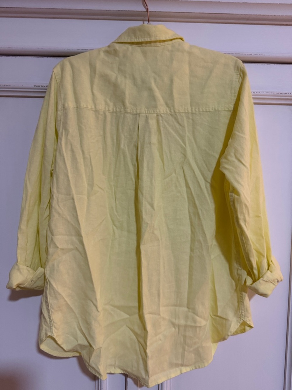 Universal Thread Light Yellow Button-Up Shirt - Picture 3 of 3